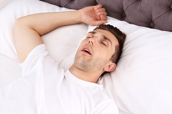 a guy with sleep apnea