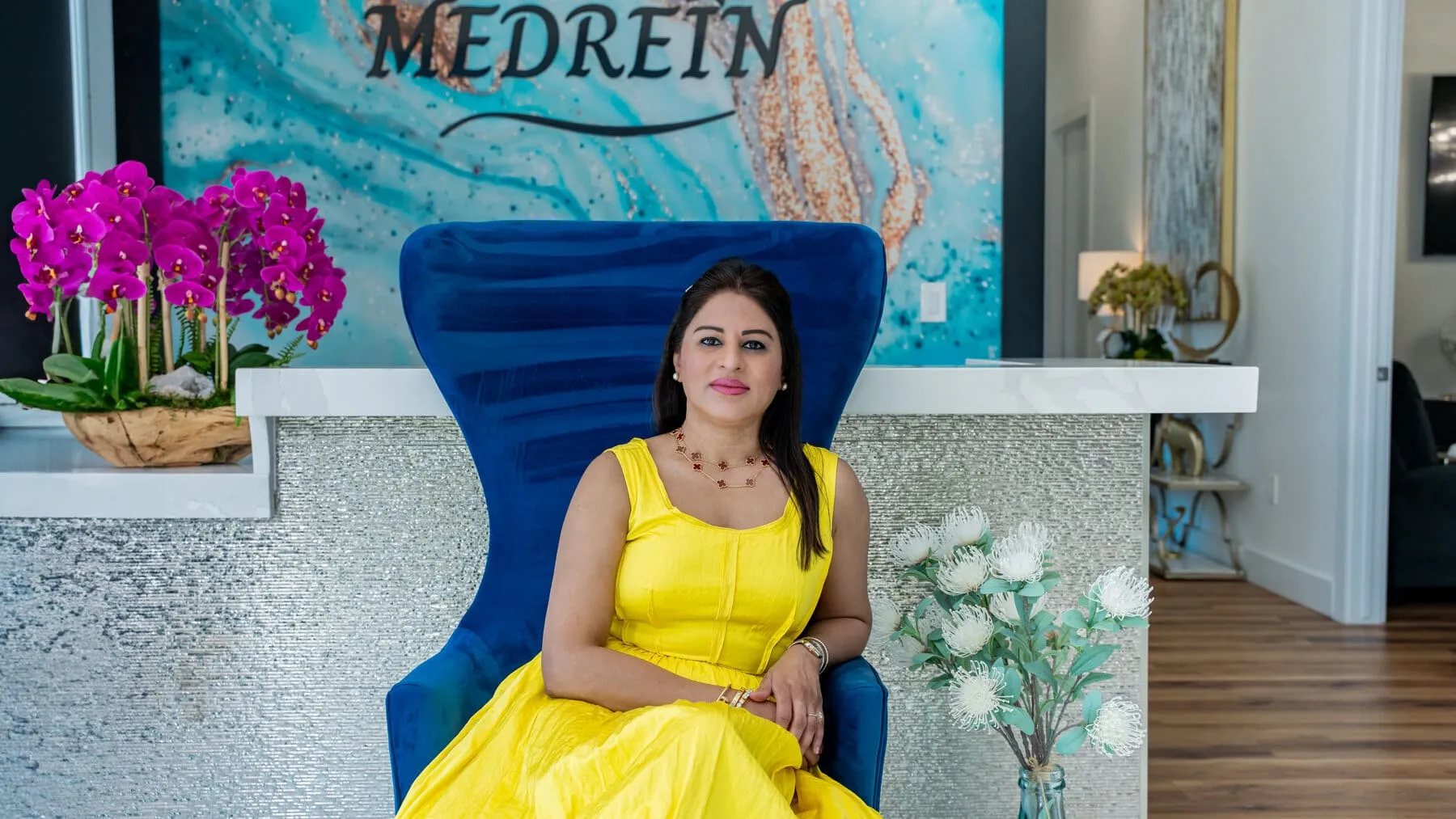 Dr. Haritha Mikkilineni, MD, at the Medrein Health clinic in Southlake, TX