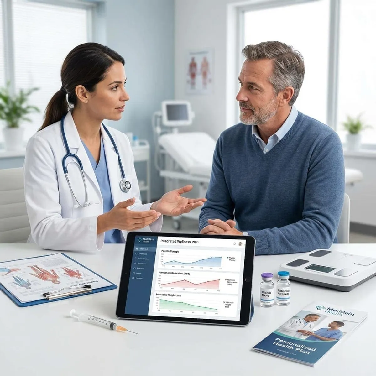 Integrated Wellness Plans: Combining Peptides, HRT, and Weight Loss for Total Vitality
