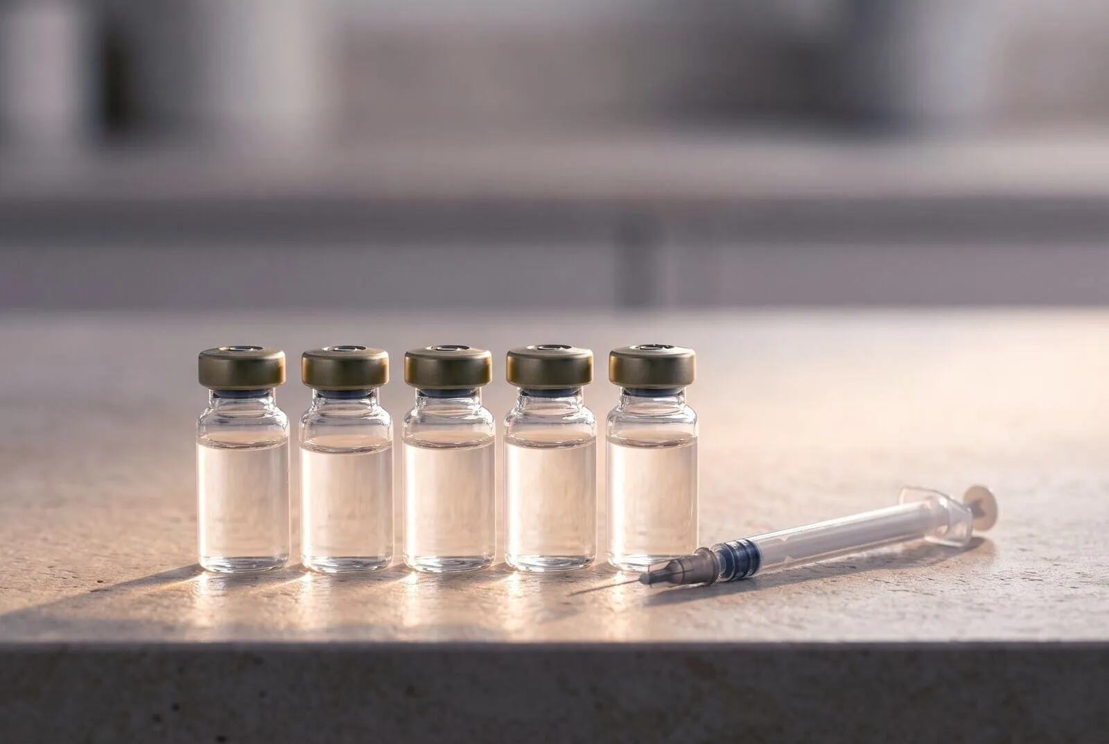 Compounded peptide vials prepared for SS-31 (Elamipretide) therapy at Medrein Health in Southlake, TX